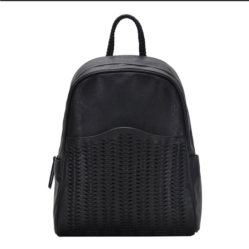 Medium Black Boho Backpack - image 1